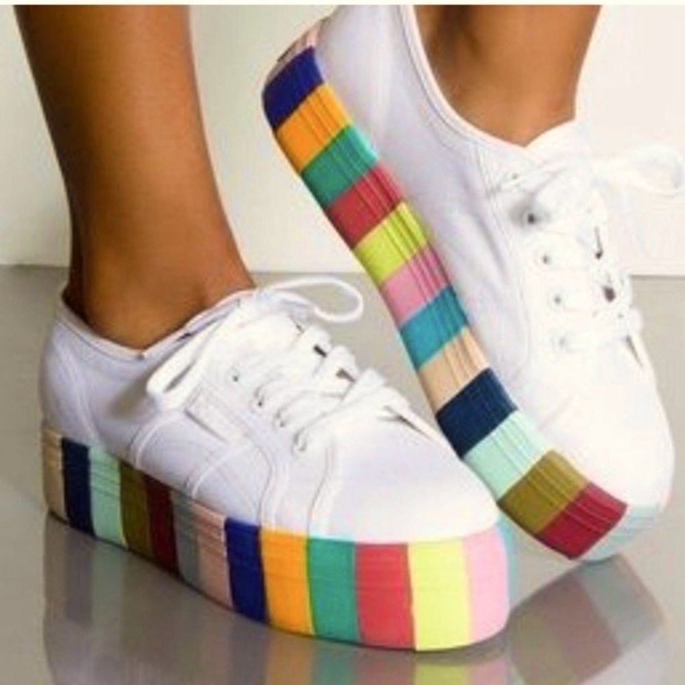 2790 MUlTICOLOR SUPERGA Rainbow plataform